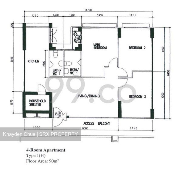 Blk 144 Lorong 2 Toa Payoh (Toa Payoh), HDB 4 Rooms #577481201